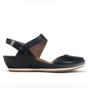 Dansko Black Leather Sandals